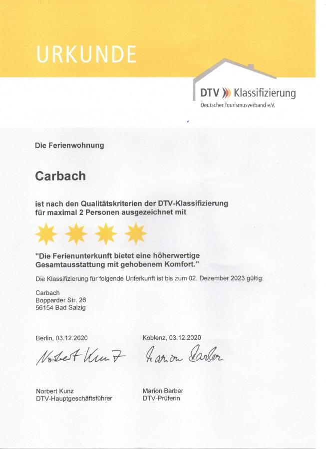4-Sterne Ferienwohnung Carbach -Perfekt für Radfahrer- Boppard Exterior foto
